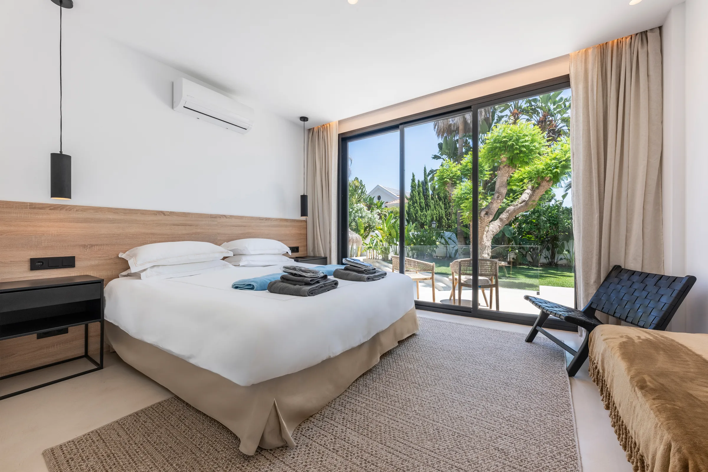 The sleeping area